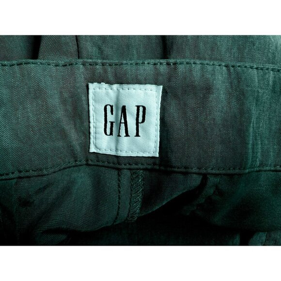 GAP Womens Softsuit Green Tencel Shorts Front & Back Pockets Sz 18 Petite NEW - Picture 6 of 7